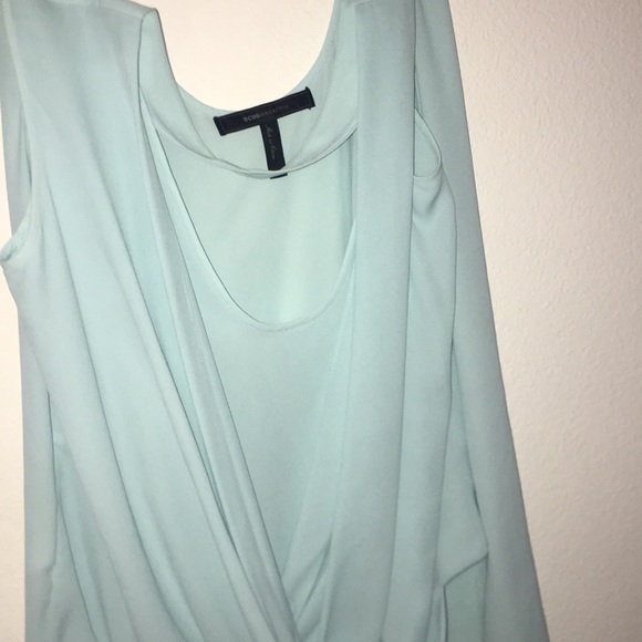 BCBGMaxAzria Tops - Bcbg baby blue dress blouse - sleeveless